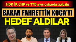 HDP, İP, CHP ve TTB aynı fikirde birleşti: Hedef Fahrettin Koca