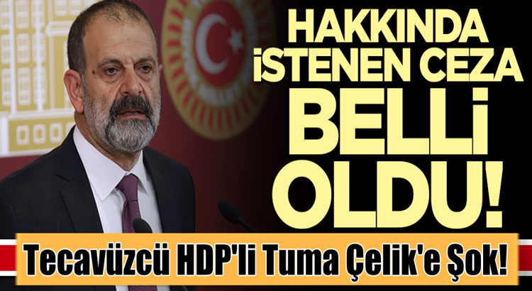  HDP’li Tecavüzcü vekil Tuma Çelik hakkında yeni gelişme