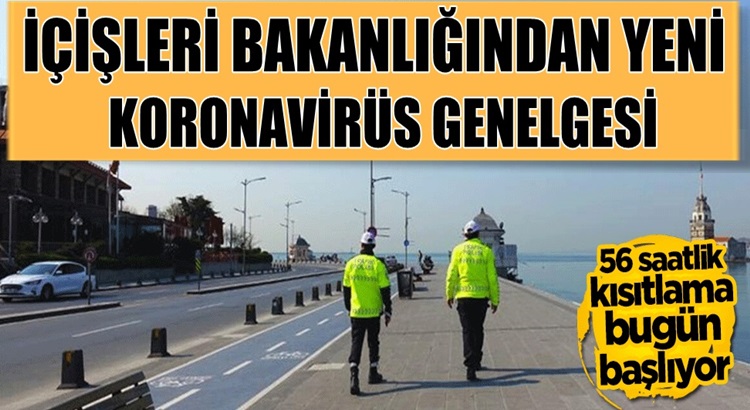  İçişleri Bakanlığı’ı yeni koronavirüs genelgesi yayımladı