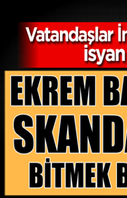 İstanbul’da Vatandaşlar İBB Başkanı Ekrem İmamoğlu’na isyan etti