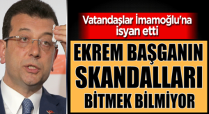 İstanbul’da Vatandaşlar İBB Başkanı Ekrem İmamoğlu’na isyan etti