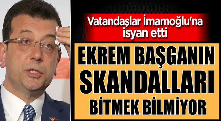  İstanbul’da Vatandaşlar İBB Başkanı Ekrem İmamoğlu’na isyan etti