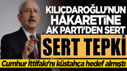 Kemal Kılıçdaroğlu’nun Halk Tv’den hakaretine AK Parti’den sert tepki