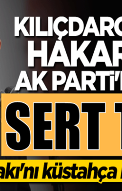 Kemal Kılıçdaroğlu’nun Halk Tv’den hakaretine AK Parti’den sert tepki