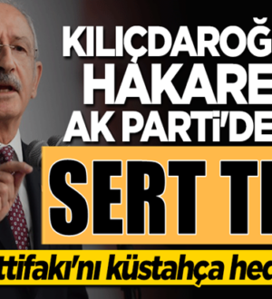 Kemal Kılıçdaroğlu’nun Halk Tv’den hakaretine AK Parti’den sert tepki