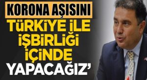 KKTC Başbakanı Ersan Saner “Aşılamayı Türkiye ile işbirliği içinde yapacağız”
