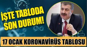 Koronavirüs 17 ocak tablosunu Sağlık Bakanı Fahrettin Koca duyurdu
