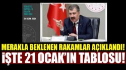 Koronavirüs 21 ocak Türkiye tablosunu bakan Fahrettin Koca açıkladı