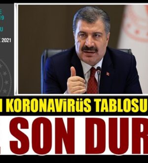 Koronavirüs 25 ocak tablosunu Sağlık Bakanı Fahrettin Koca duyurdu