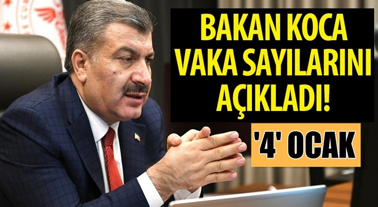  Koronavirüs Türkiye 4 Ocak tablosunu sağlık bakanı Fahrattin Koca duyurdu