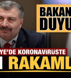 Koronavirüs 8 ocak Türkiye Tablosunu Sağlık Bakanı Fahrettin Koca açıkladı