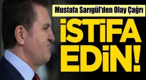 Mustafa Sarıgül’den CHP’den ayrılan vekillere istifa edin çağrısı