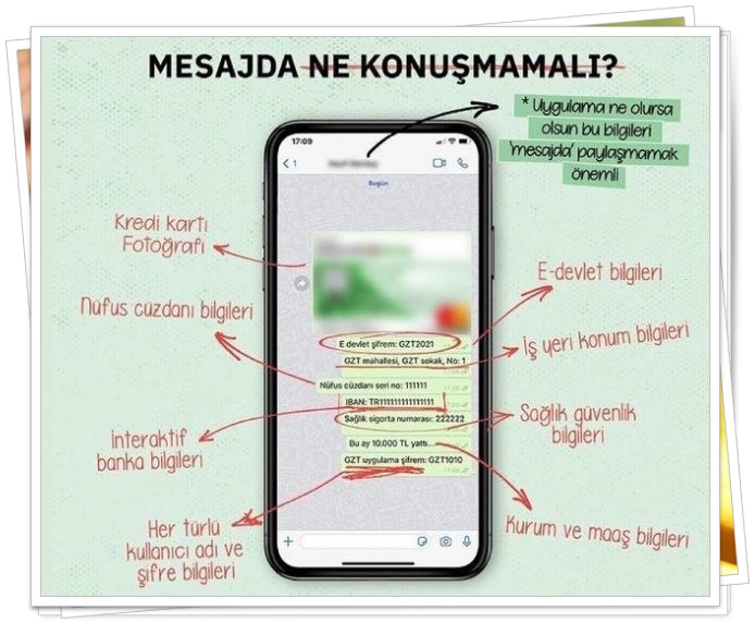 Büyük tepkilere neden olan ve hakkında soruşturma başlatılan WhatsApp uygulamasının kararı sonrası ise kullanıcılar artık nelerin uygulamada konuşulup konuşulmayacağını araştırmaya başladı. İşte artık WhatsApp'ta paylaşılmaması gereken bilgiler...