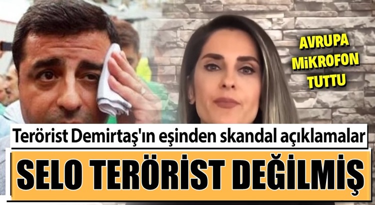  PKK Yandaşı Terörist Selahattin Demirtaş’ın eşinden skandal sözler