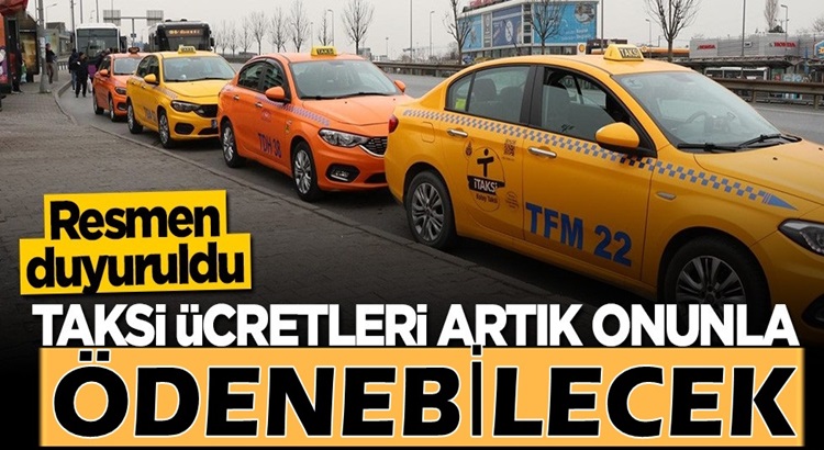  Taksi ücretleri istanbul’da artık istanbulkart ile ödenebilecek