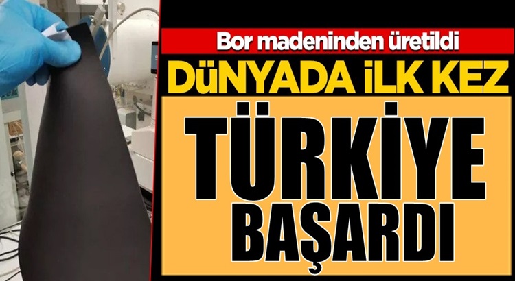  Türkiye Bor madeninde radyasyon koruma kalkanı üretmeyi başardı