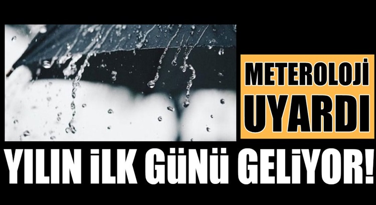  Türkiye’de 2021’in ilk gününde sağanak yağmur bekleniyor