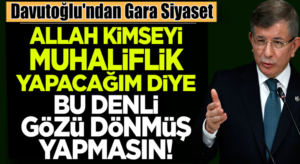 Ahmet Davutoğlu Gara operasyonu başarısızlıkla sonuçlandı dedi