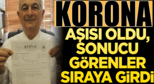 Bursa’da Profesör Korona Aşısı oldu sonucu gören kuyruğa girdi