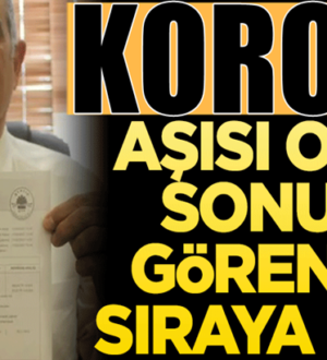 Bursa’da Profesör Korona Aşısı oldu sonucu gören kuyruğa girdi