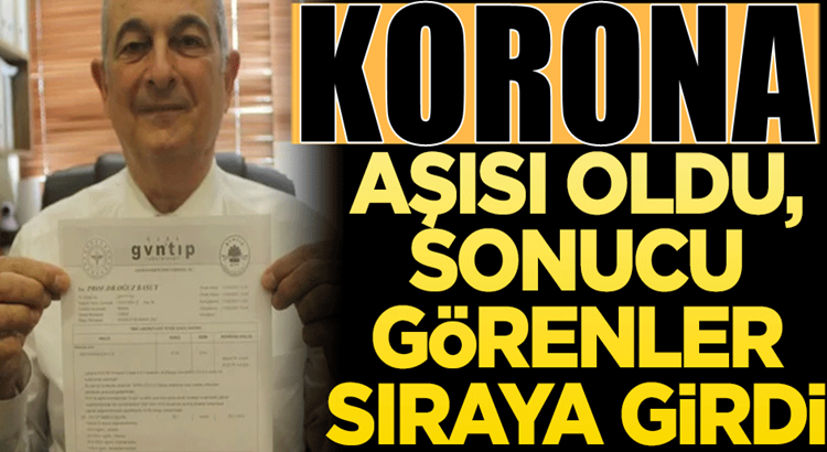  Bursa’da Profesör Korona Aşısı oldu sonucu gören kuyruğa girdi