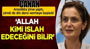 Canan Kaftancıoğlu, şimdi de din dersi vermeye başladı!