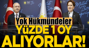 CHP ve İYİ Parti doğu bölgelerinde yok hükmünde!