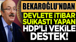 CHP’li Mehmet Bekaroğlu’dan HDP’li Gergerlioğlu’na destek