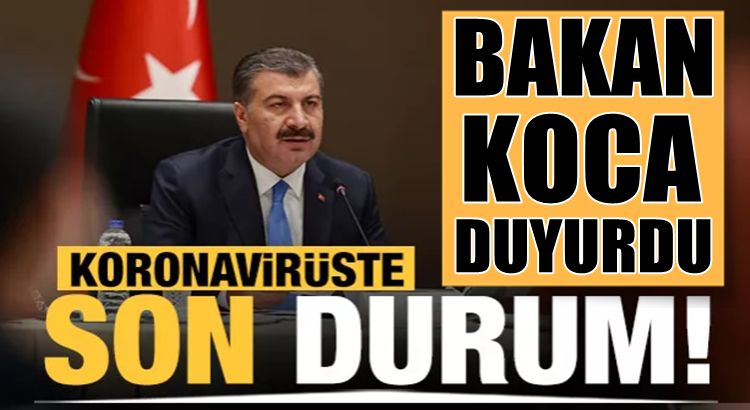  Koronavirüs 16 şubat tablosunu Sağlık Bakanı Fahrettin Koca açıkladı