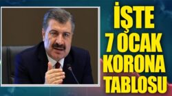 Koronavirüs 7 şubat Türkiye tablosunu sağlık bakanlığı açıkladı