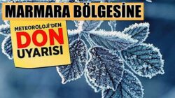 Marmara bölgesine kar yağışı buzlanma ve don uyarısı yapıldı