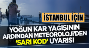 Meteoroloji’den İstanbul ve birçok ile kar sonrası zirai don uyarısı