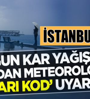 Meteoroloji’den İstanbul ve birçok ile kar sonrası zirai don uyarısı