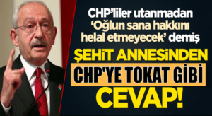Şehit polis memuru Vedat Kaya’nın annesi Emine Kaya’dan CHP’ye cevap