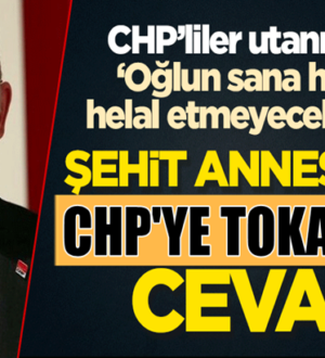 Şehit polis memuru Vedat Kaya’nın annesi Emine Kaya’dan CHP’ye cevap