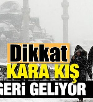 Türkiye geneli ve İstanbul’a soğuk hava mart ayında geri geliyor