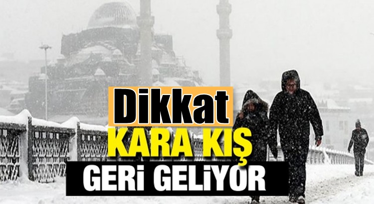  Türkiye geneli ve İstanbul’a soğuk hava mart ayında geri geliyor