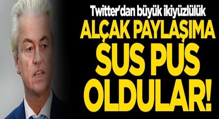  Twitter’dan Bahçeli’ye Süleyman Soylu’ya sansür Geert Wilders serbestlik