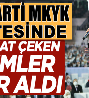 AK Parti Kongresinde MKYK listesinde dikkat çeken isimler yer aldı