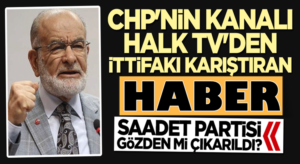 CHP’nin kanalı Halk Tv’de Saadet Partisi’ne verip veriştirdiler