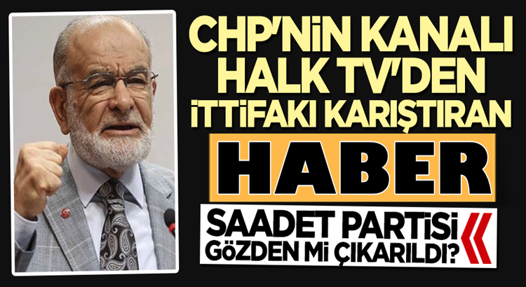  CHP’nin kanalı Halk Tv’de Saadet Partisi’ne verip veriştirdiler