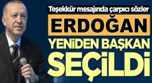 Cumhurbaşkanı Erdoğan yeniden Ak Parti Genel Başkanı Seçildi