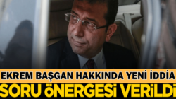 Ekrem İmamoğlu’nun yönetimindeki İBB’ye soru önergesi verildi