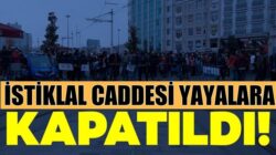 İstanbul İstiklal caddesi Koronavirüs sebebiyle kapatıldı