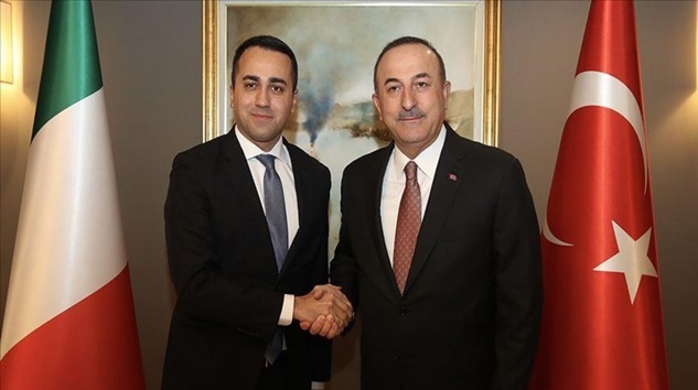  Mevlüt Çavuşoğlu, İtalyan mevkidaşı Luigi Di Maio ile görüştü