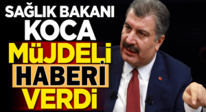Sağlık Bakanı Fahrettin  Koca’dan sağlık çalışanlarına müjdeli haber!