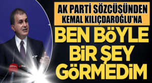 Ak Parti Söcüsü Ömer Çelik’ten Kılıçdaroğlu’nu topa tuttu