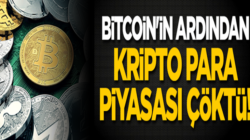 Bitcoin’in düşüşyaşaması sonrasında kripto para piyasası çöktü!