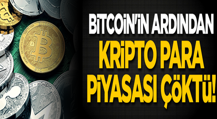  Bitcoin’in düşüşyaşaması sonrasında kripto para piyasası çöktü!