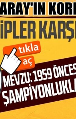 Gatasaray, Fenerbahçe’nin 1959 şampiyonlukları için TFF’ye başvurdu